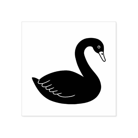 Black Swan Rubberstempel (Afrduk)