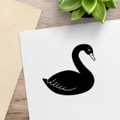Black Swan Rubberstempel