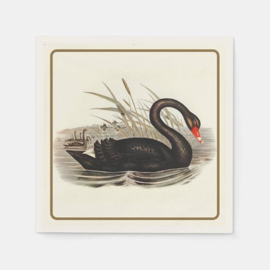 Black Swan  Servet (Voorkant)