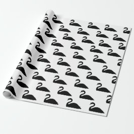 Black Swan Silhouette | Cadeaupapier