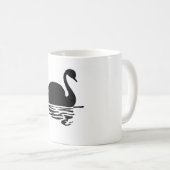 Black Swan Silhouette Koffiemok (Voorkant rechts)