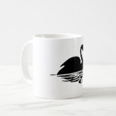 Black Swan Silhouette Koffiemok (Voorkant links)