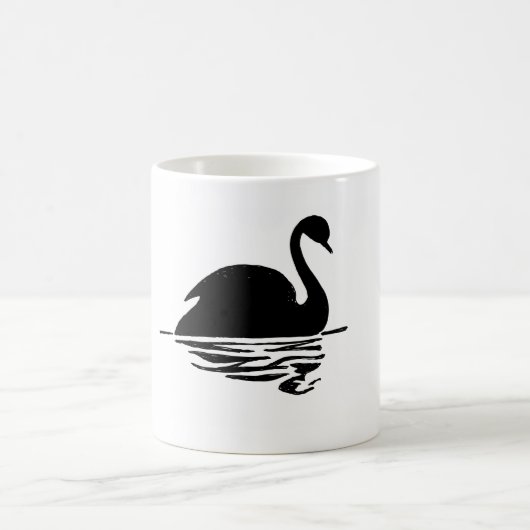 Black Swan Silhouette Koffiemok (Center)