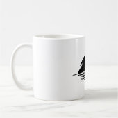 Black Swan Silhouette Koffiemok (Links)