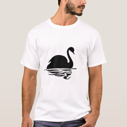 Black Swan Silhouette T-shirt (Voorkant)