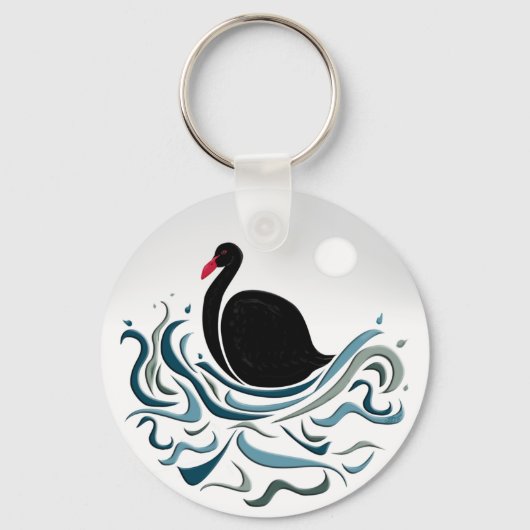 Black Swan Sleutelhanger (Voorkant)