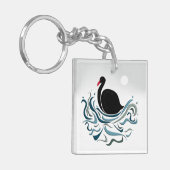 Black Swan Sleutelhanger (Voorkant Links)