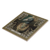 Black Swan Spirit Totem  Tegeltje (Zijkant)