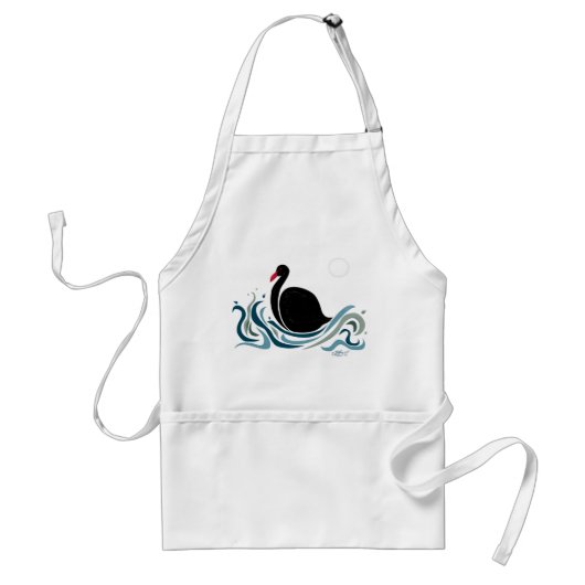Black Swan Standaard Schort (Voorkant)