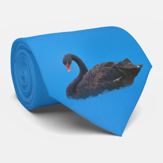 Black Swan Stropdas (Opgerold)