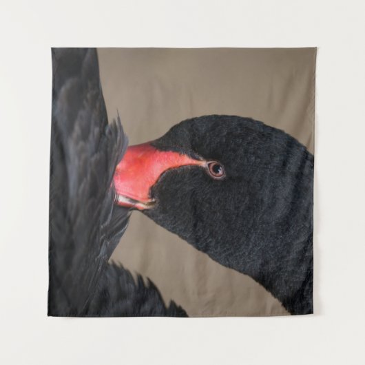 Black Swan Wandkleed (Voorkant (horizontaal))