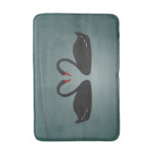 Black Swans Bath Mat (Voorkant Verticaal)