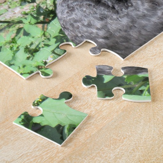Black Swans Jigzaag Puzzle Legpuzzel (Zijkant)