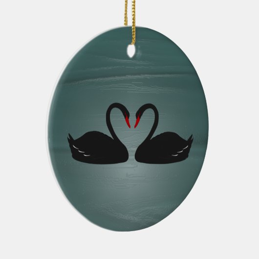 Black Swans Ornament (Rechts)