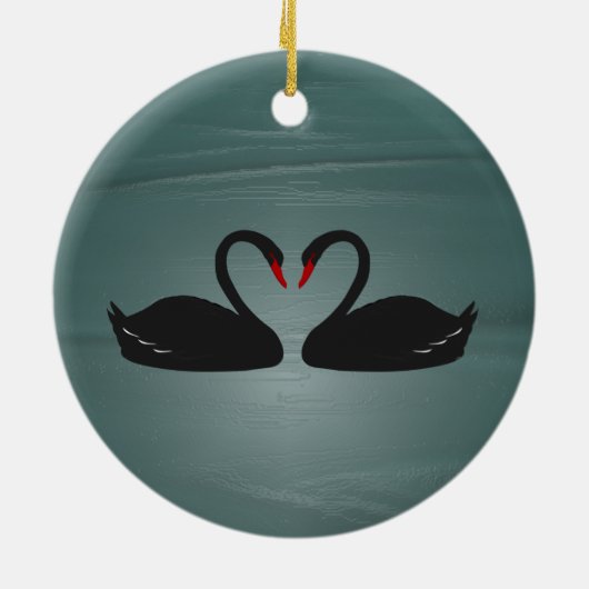 Black Swans Ornament (Achterkant)