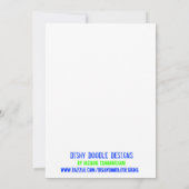 Black Swirl Grunge, Party Time!, Mason's 16e B... Kaart (Achterkant)