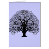 Black Swirl Tree Bedankt (Voorkant)