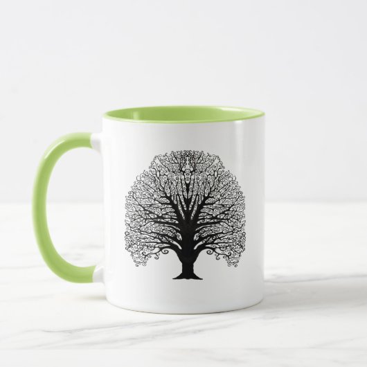 Black Swirl Tree Mok (Links)