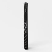 Black Swirling Kite Doodle Case-Mate iPhone Case (Achterkant/links)