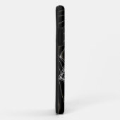 Black Swirling Kite Doodle Case-Mate iPhone Case (Achterkant/rechts)