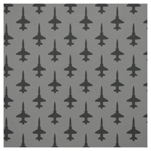 Black T-38 Talon op grijs Stof (Swatch)