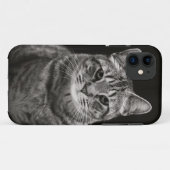 Black Tabby Kitten Case-Mate iPhone Case (Achterkant (horizontaal))