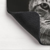 Black Tabby Kitten Muismat (Hoek)