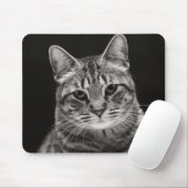Black Tabby Kitten Muismat (Met muis)