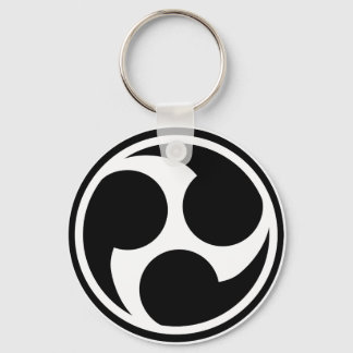 Black Taiko Mitsudomoe Sleutelhanger