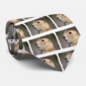 Black Tailed Prairie Dog Mannen Necktie Stropdas (Opgerold)