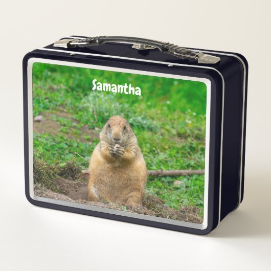 Black-Tailed Prairie Dog Metal Lunchbox (Achterkant)