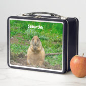 Black-Tailed Prairie Dog Metal Lunchbox (In situ)