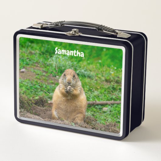 Black-Tailed Prairie Dog Metal Lunchbox (Voorkant)