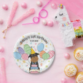 Black Tan Brussels Griffon Hond Verjaardagsfeestje Papieren Bordje (Feest)