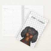 Black & Tan Cavalier King Charles Dog & Title Planner (Display)