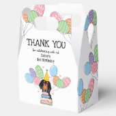 Black Tan Cavalier King Charles Spaniel Dank u Bedankdoosjes (Geopend)