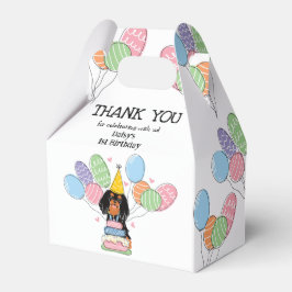 Black Tan Cavalier King Charles Spaniel Dank u Bedankdoosjes