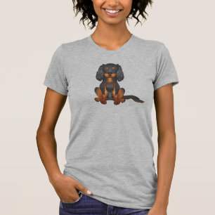 Black & Tan Cavalier King Charles Spaniel Hond T-shirt