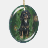 Black & Tan Cavalier King Charles Spaniel Ornament (Rechts)