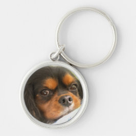 Black & Tan Cavalier King Charles Spaniel-sleutelh Sleutelhanger
