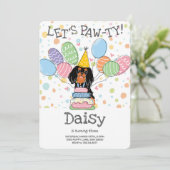 Black Tan Cavalier King Charles Spaniel Verjaardag Kaart (Staand voorkant)