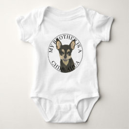 Black Tan Chihuahua Dog Big Brother Romper