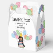 Black Tan Cockapoo Cavapoo Verjaardag Dank u Bedankdoosjes (Geopend)