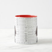 Black Tan Coonhound Hondenliefhebber Kerstvakantie Mok (Midden)