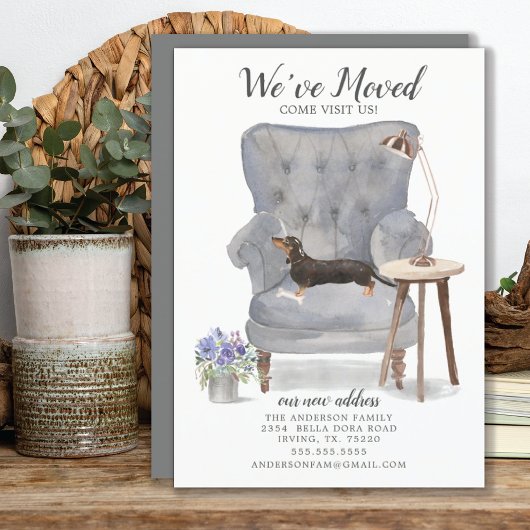 Black & Tan Dachshund | Verplaatsingsaankondiging Aankondiging