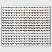 Black & Tan Long Hair Dachshund Cadeaupapier (Vlak)