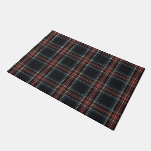 Black Tartan 24 x 36-inch deurmat (Schuin)