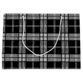 Black Tartan Groot Cadeauzakje (Voorkant)