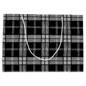 Black Tartan Groot Cadeauzakje (Achterkant)