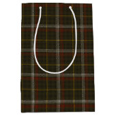 Black Tartan Medium Cadeauzakje (Voorkant)